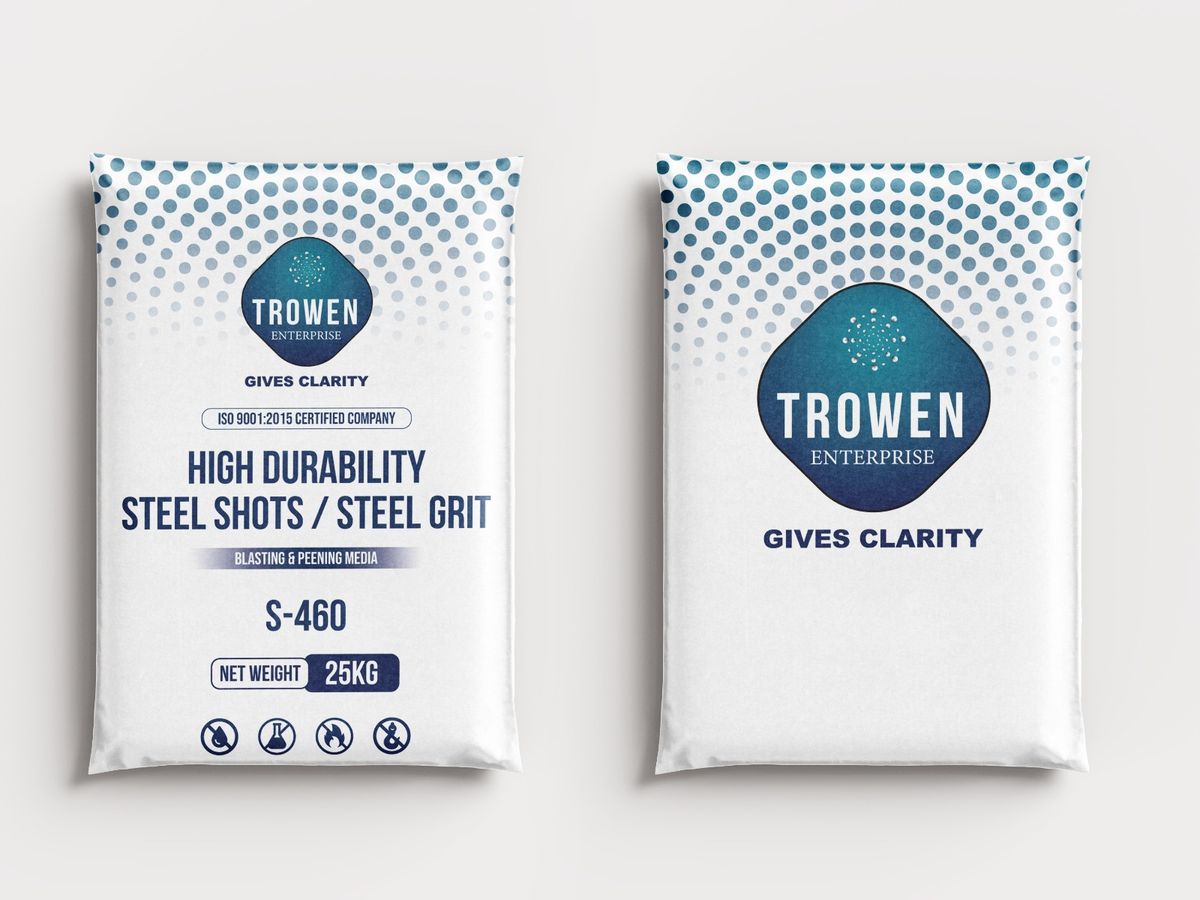 Glass Beads packed in Trowen Enterprise 25 kg bags